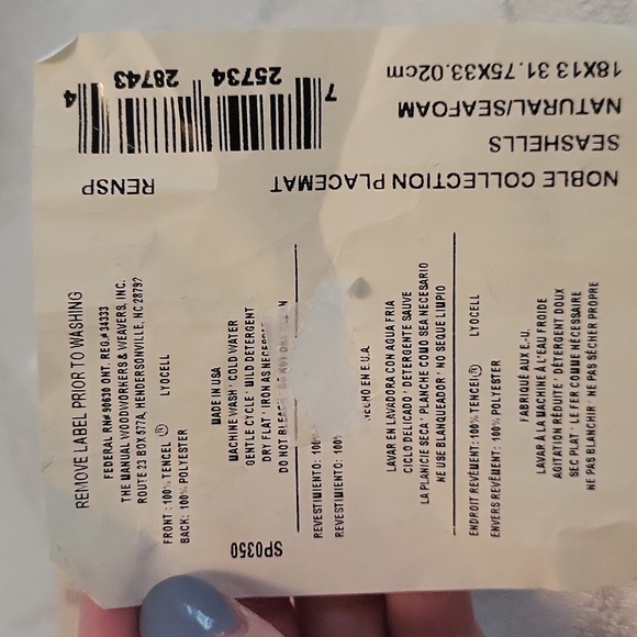 4 Matching Sea Shell Place Matts - Picture 7 of 7